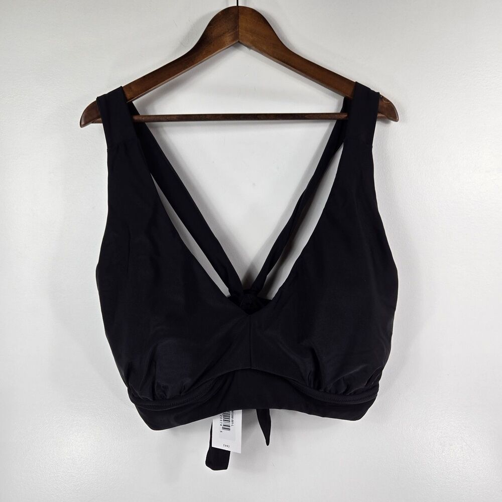 Universal Standard Swim Women's Size Large/22-24 Tie Back Bikini Swim Top NWT